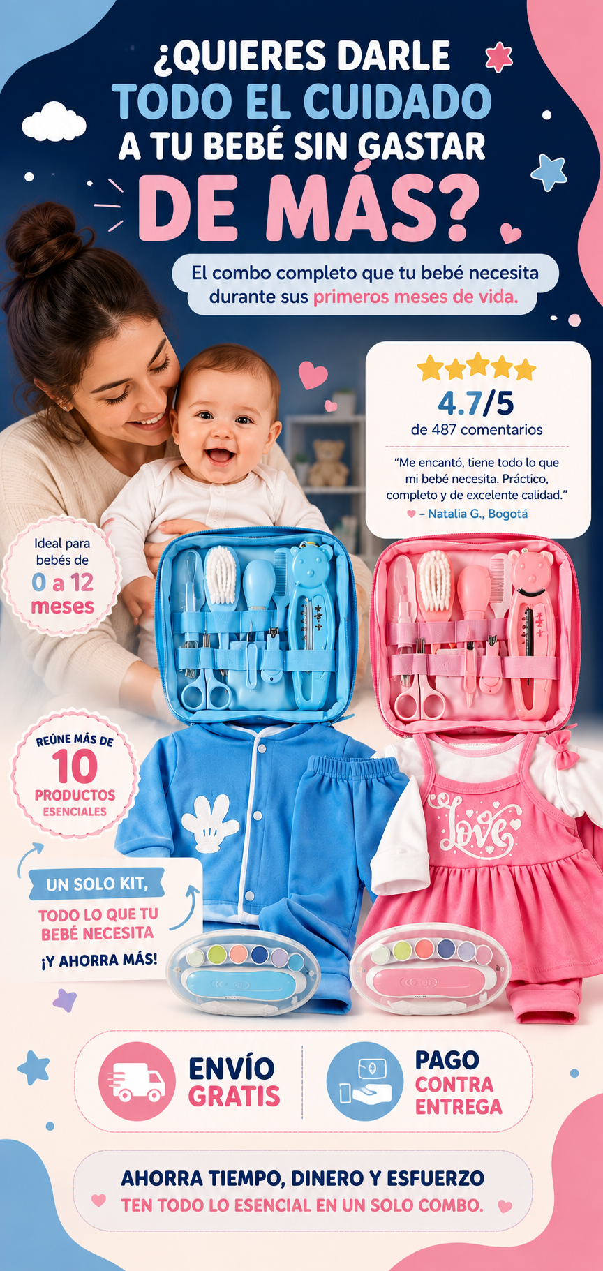 Kit Esencial para Bebé 3 en 1 — Cuida más, gasta menos