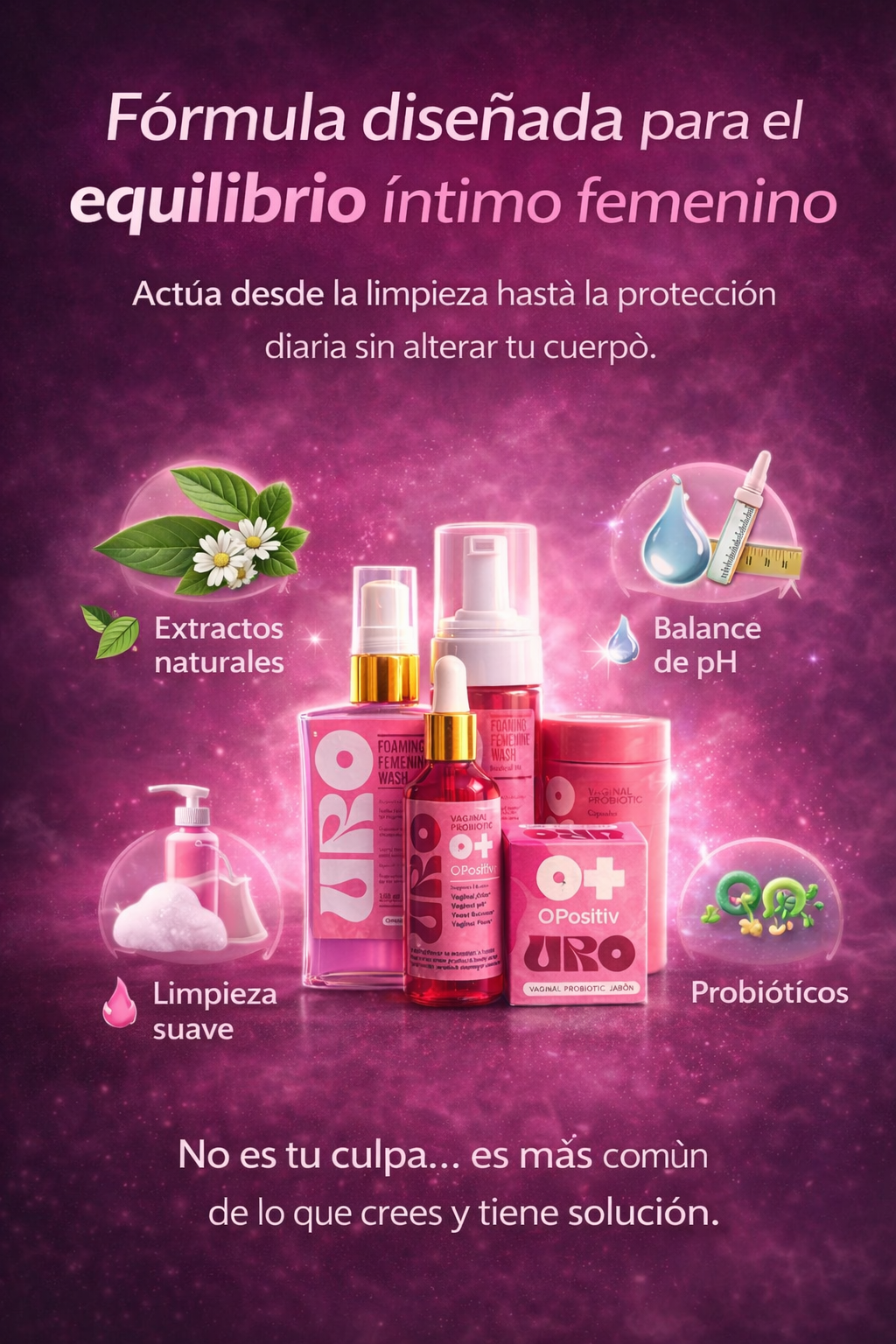 PROMO 5 EN 1: Kit Completo de Cuidado Íntimo Femenino URSÉ