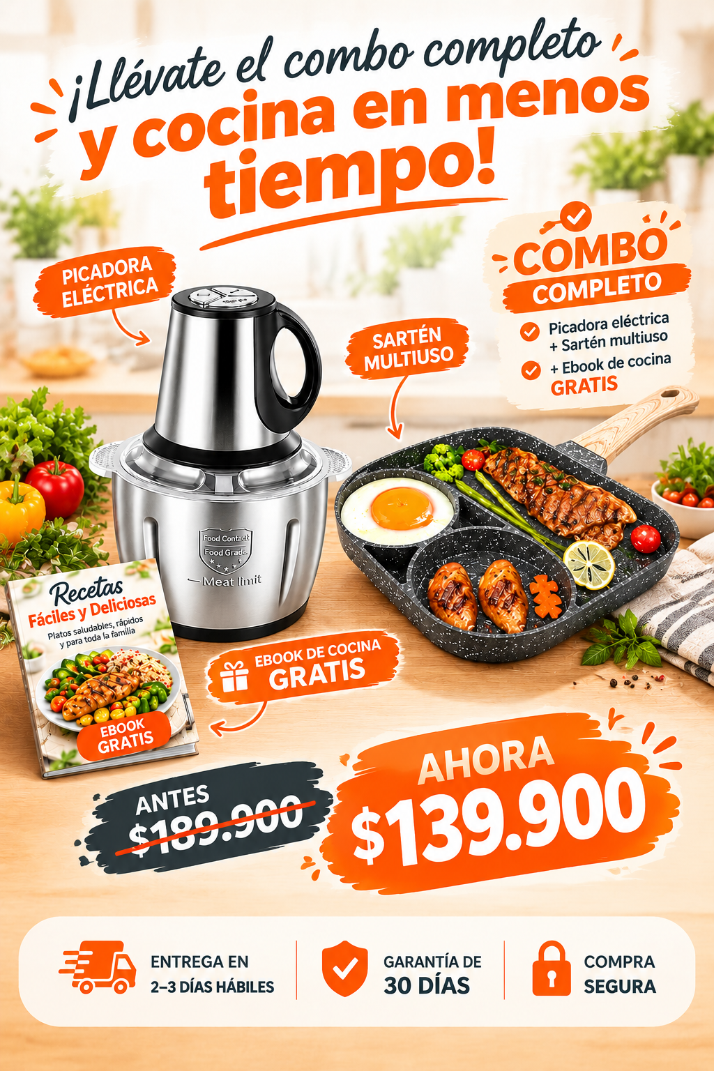 COMBO COCINA 3 EN 1 | LA SOLUCIÓN PARA COCINAR MÁS RÁPIDO