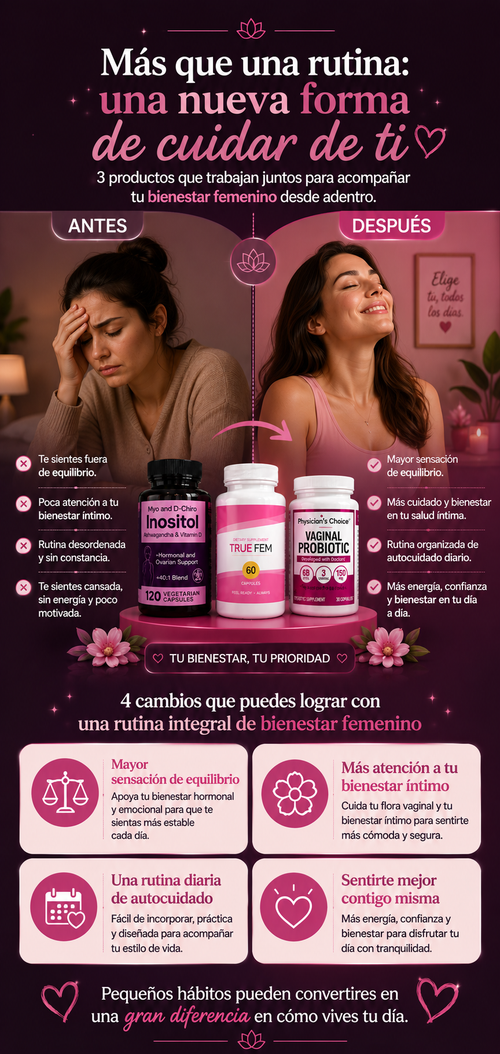 COMBO FEMENINO 3 EN 1 | TU RUTINA COMPLETA DE BIENESTAR FEMENINO